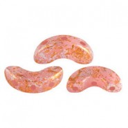 Cuentas de vidrio Arcos® par Puca® - Rose opal tweedy 71020/45703